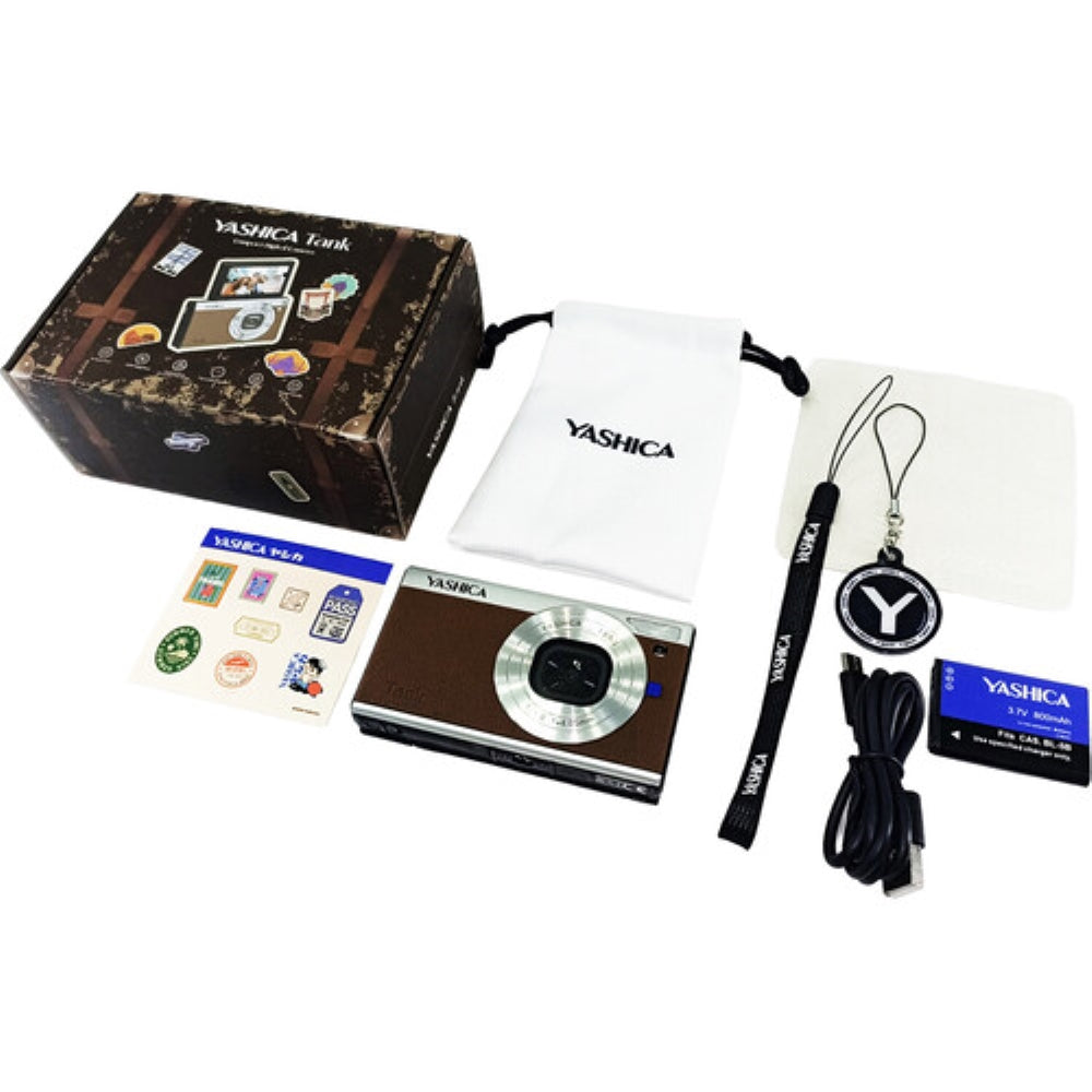 Yashica Tank Compact Digital Camera | Brown
