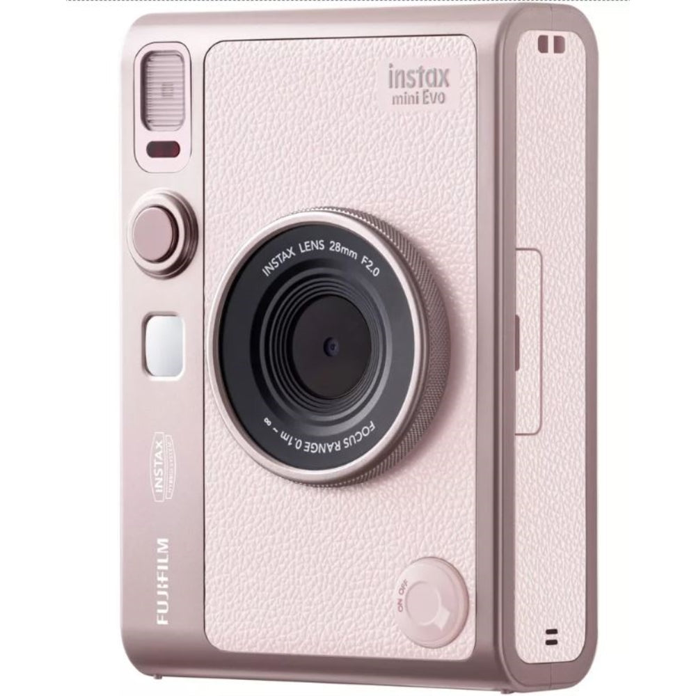 FUJIFILM INSTAX MINI EVO Hybrid Instant Camera | Gentle Rose