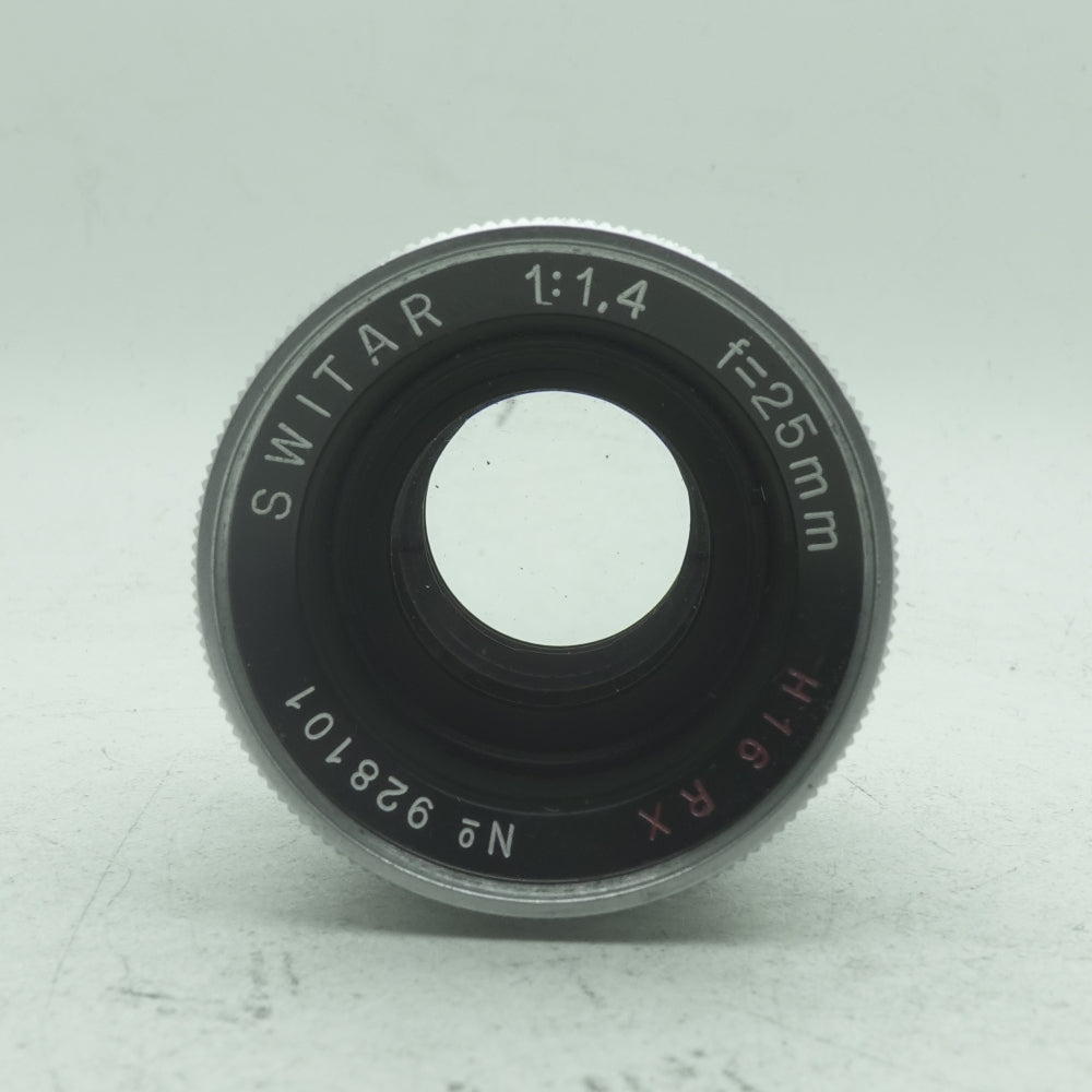 Used Switar 25mm F/1.4 | C-mount | U8