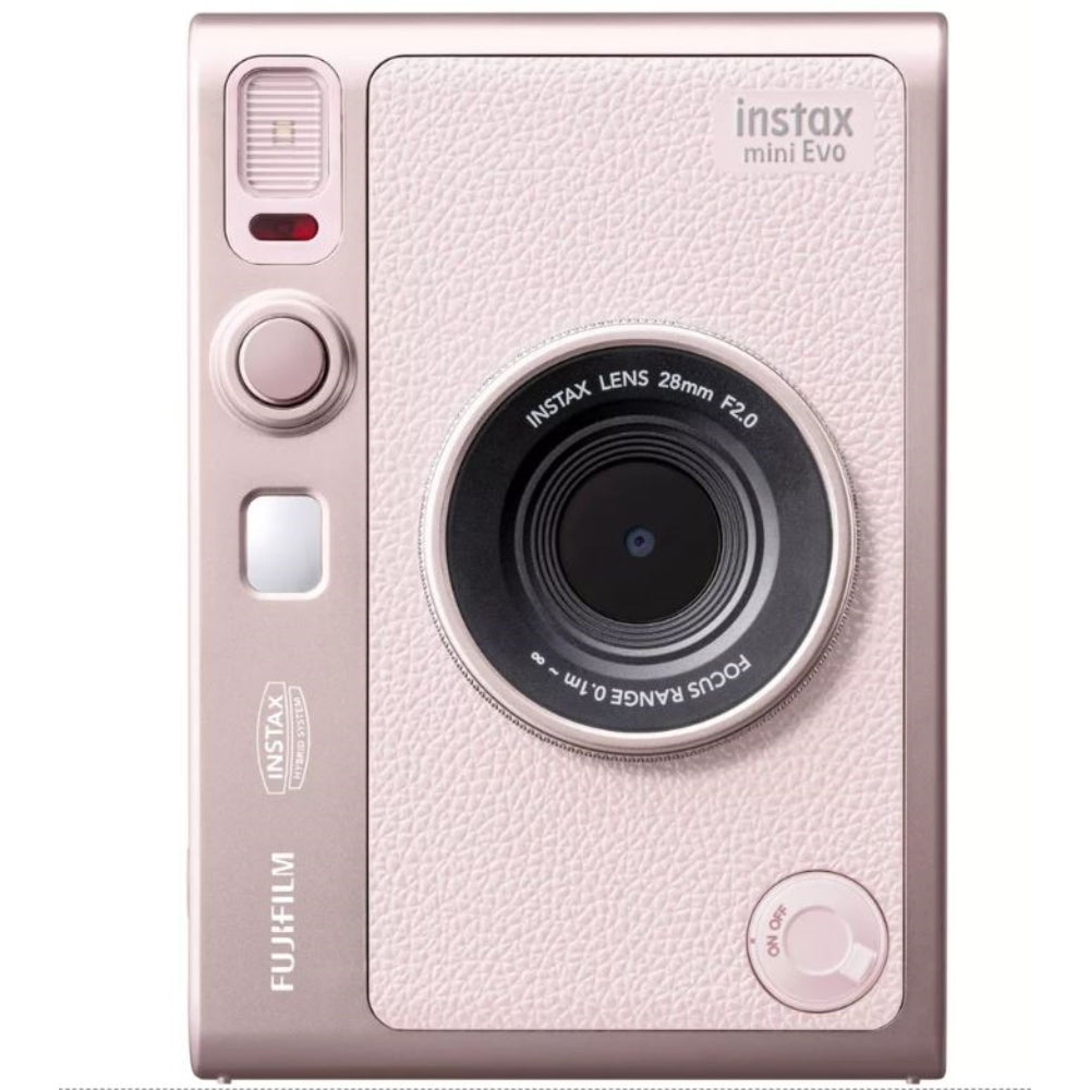FUJIFILM INSTAX MINI EVO Hybrid Instant Camera | Gentle Rose