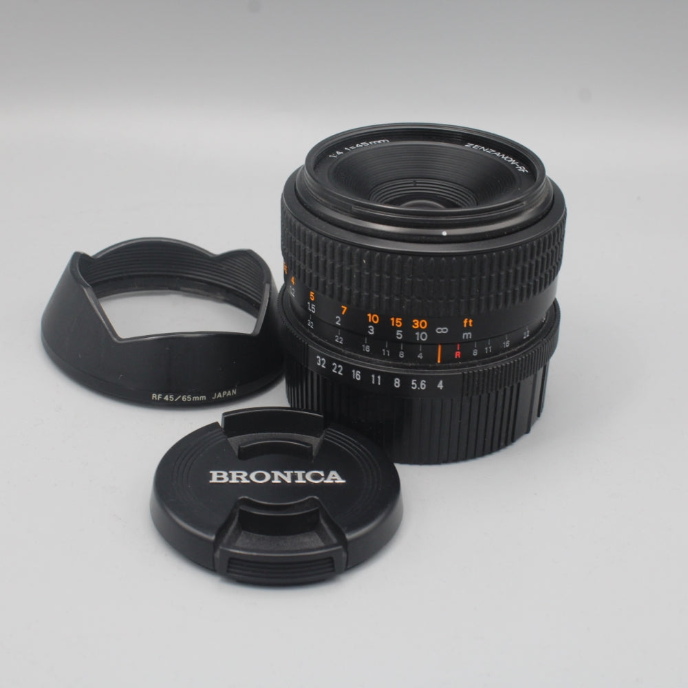 Used Bronica 645RF 45mm f/4 Lens | Black