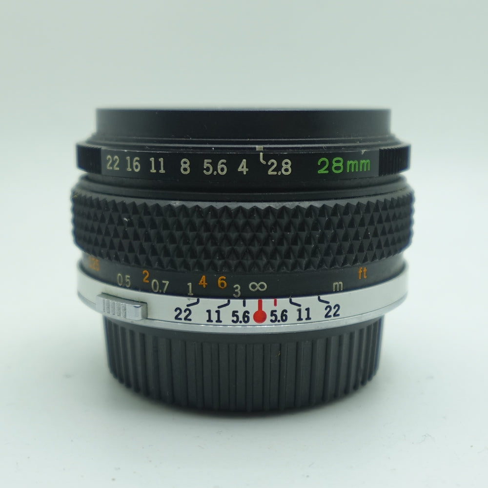 Used Olympus OM 28mm f2.8 | Black | U8