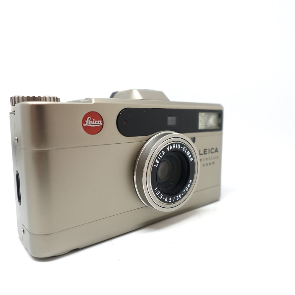 Used Leica Minilux Zoom 35mm Point and Shoot Camera | Silver | U9