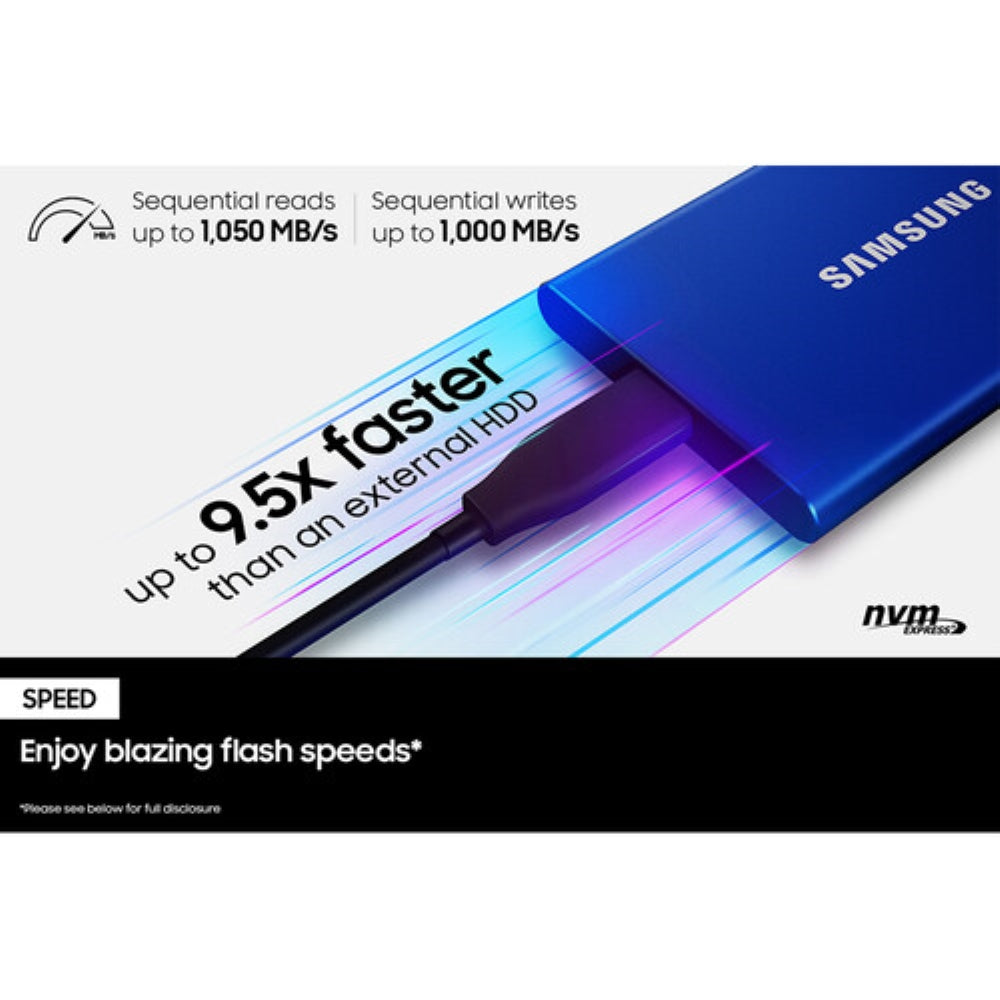 Samsung 1TB T7 Portable SSD | Titan Gray