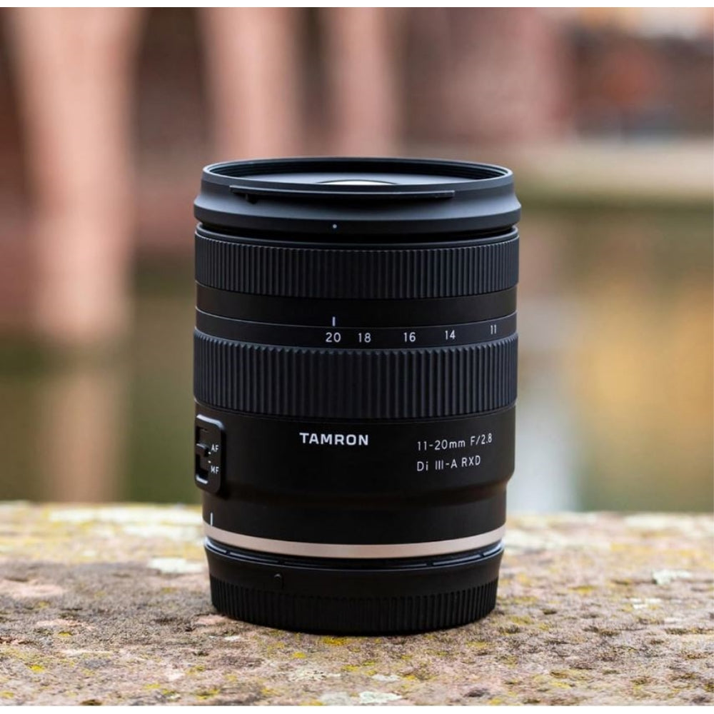 Tamron 11-20mm f/2.8 Di III-A RXD Lens Compatible with RF Mount (APS-C) Bundle with Tiffen Filter Set + Lens Cap Keeper + Cleaning Kit + Cleaning Cloth (5 Items)