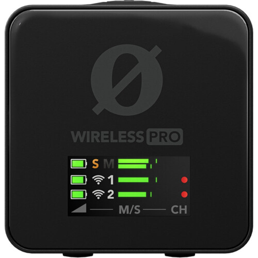 RODE Wireless PRO 2-Person Clip-On Wireless Microphone System/Recorder with Lavaliers | 2.4 GHz **OPEN BOX**