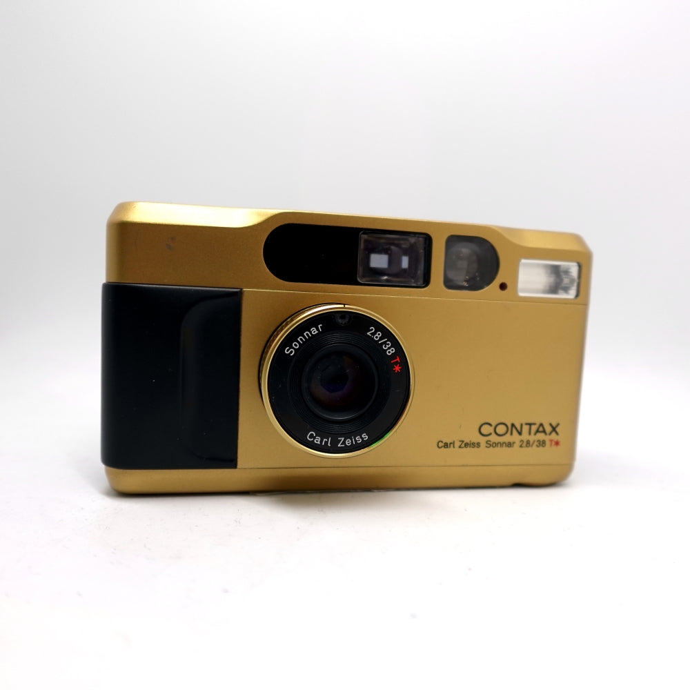 Used Contax T2 35mm Point and Shoot Camera | Gold | U8