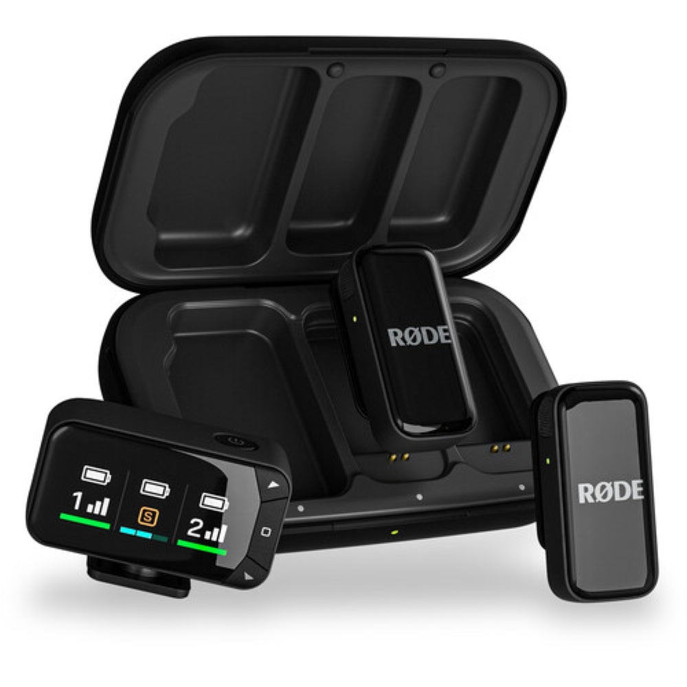 RODE Wireless Micro 2-Person Ultracompact Wireless Microphone Pro System for Cameras and Mobile Devices | 2.4 GHz