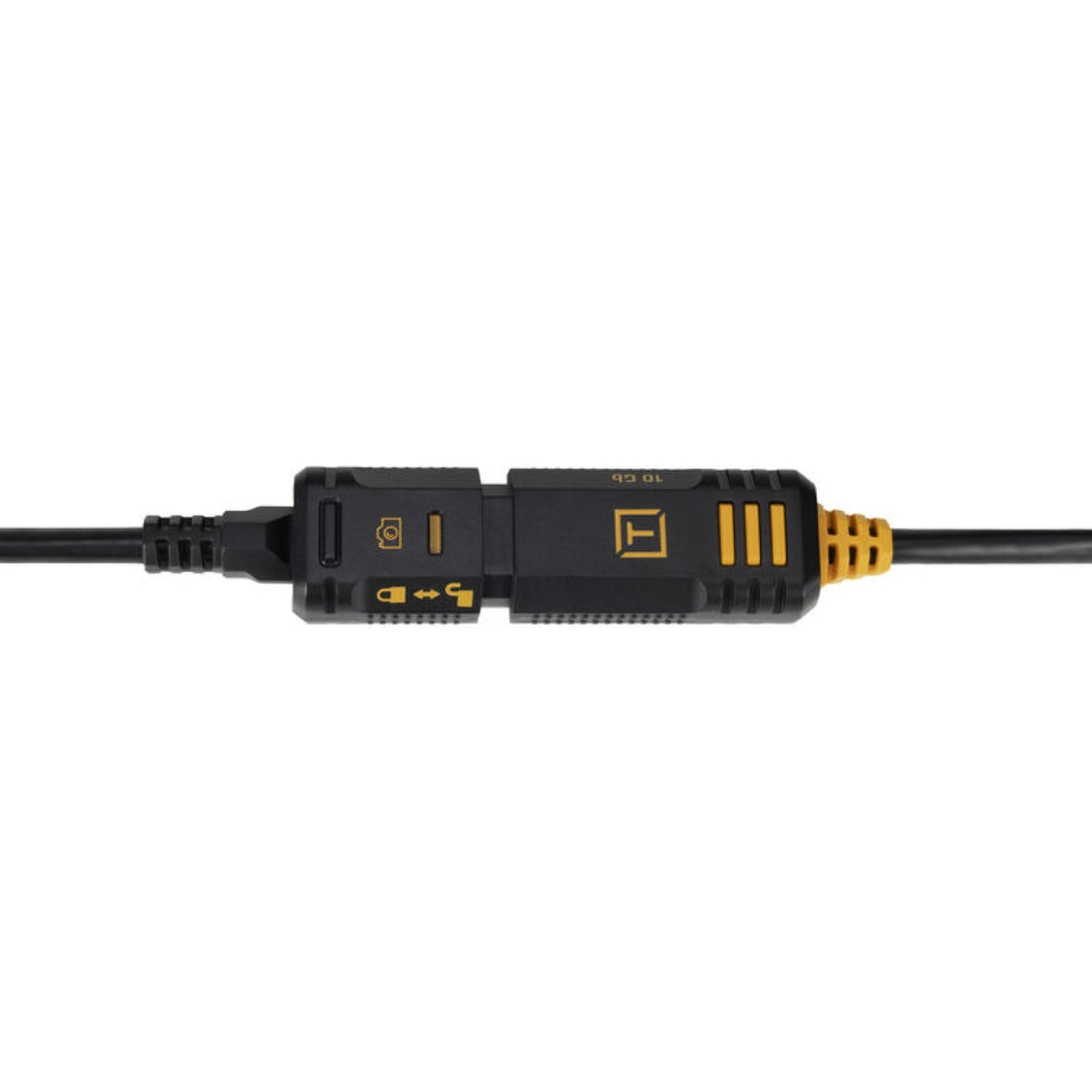 Tether Tools TetherPro Optima 10G TetherBoost Locking USB-C Extension Cable | 16', Non-Reflective Black