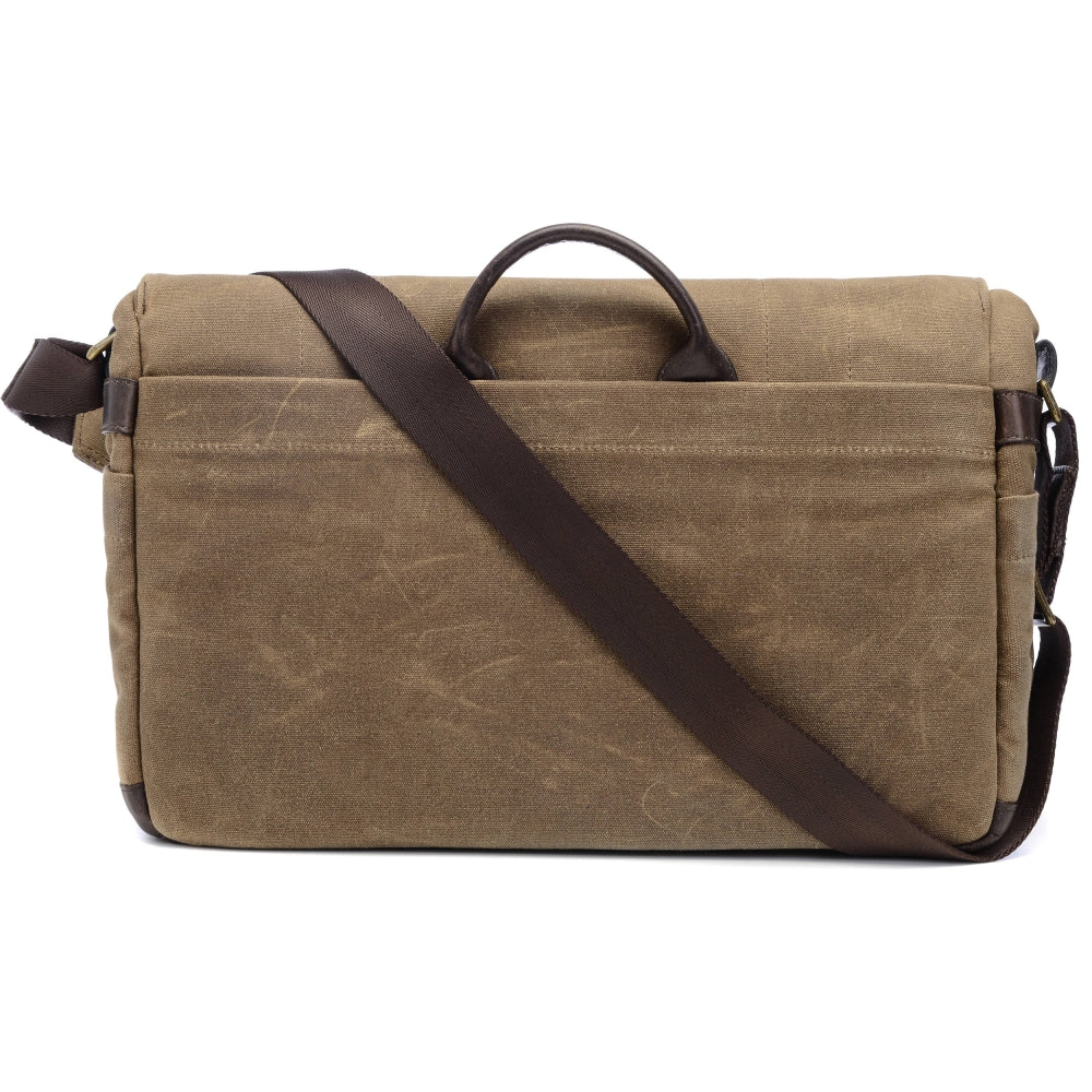 ONA The Union Street Messenger Bag | Ranger Tan, Waxed Canvas & Leather