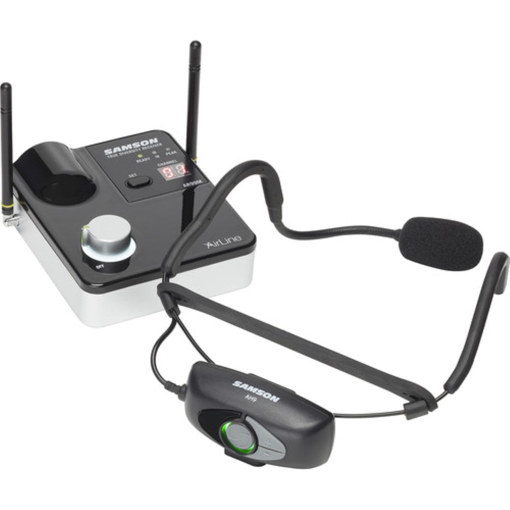 Samson AirLine 99m AH9 Wireless UHF Fitness Headset System | K: 470 to 494 MHz