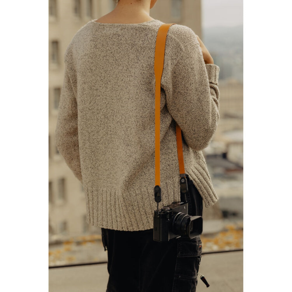 Peak Design Form Leather Camera Strap Standard | Amber, 46.7"