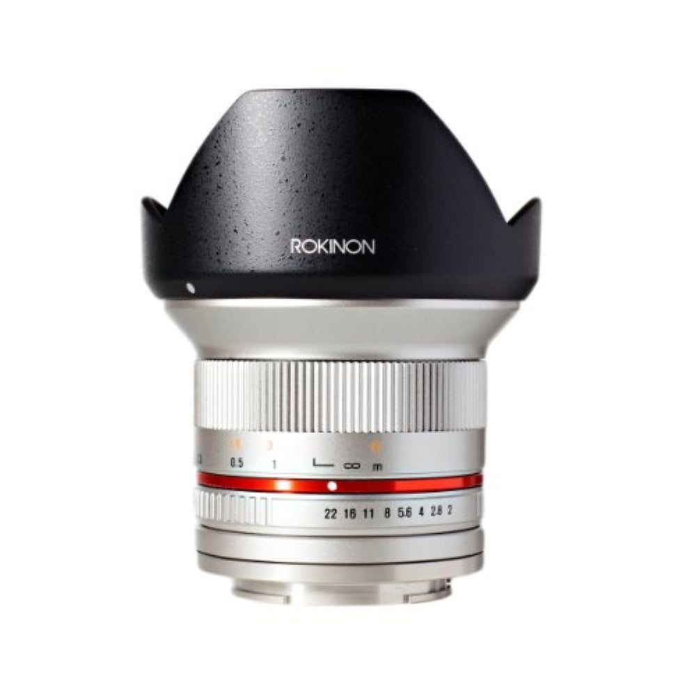 Rokinon 12mm f/2.0 NCS CS Lens for Sony E-Mount | Silver