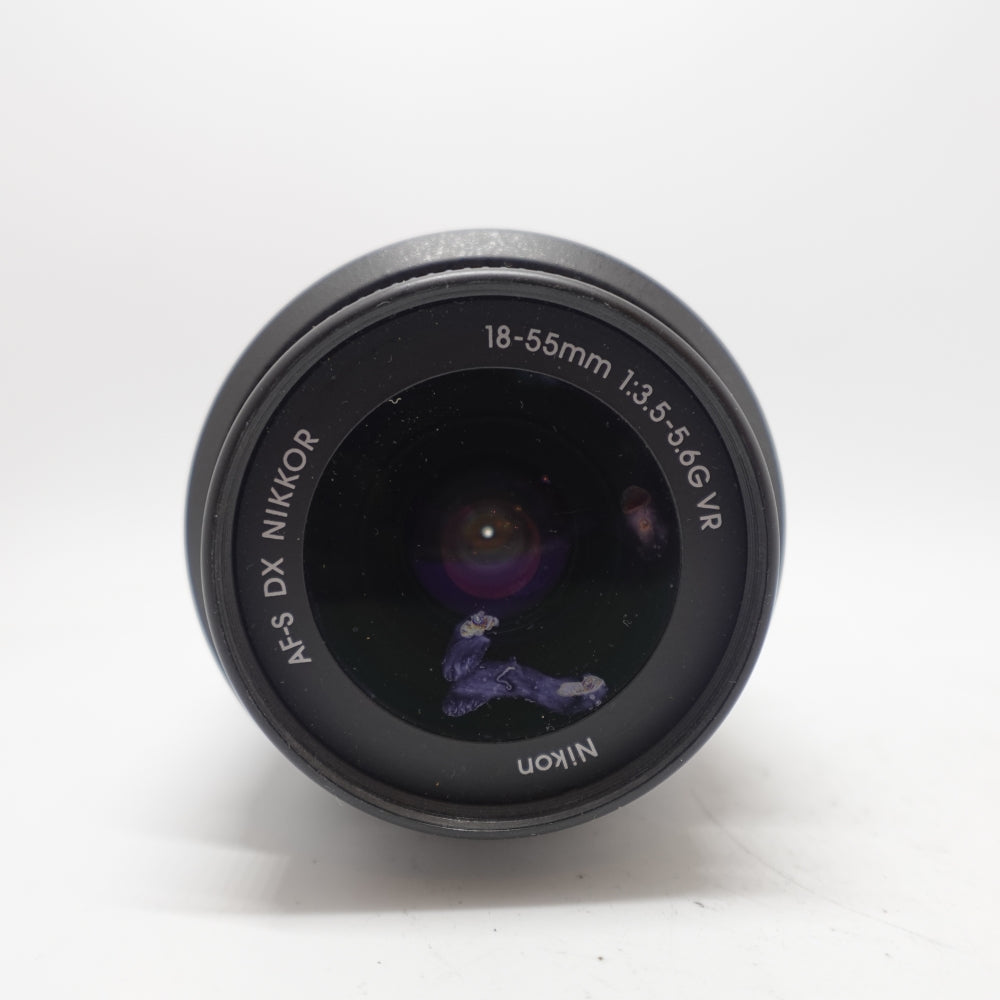 Used Nikon DX AF-S Nikkor 18-55mm f/3.5-5.6G VR Lens | Black | U9