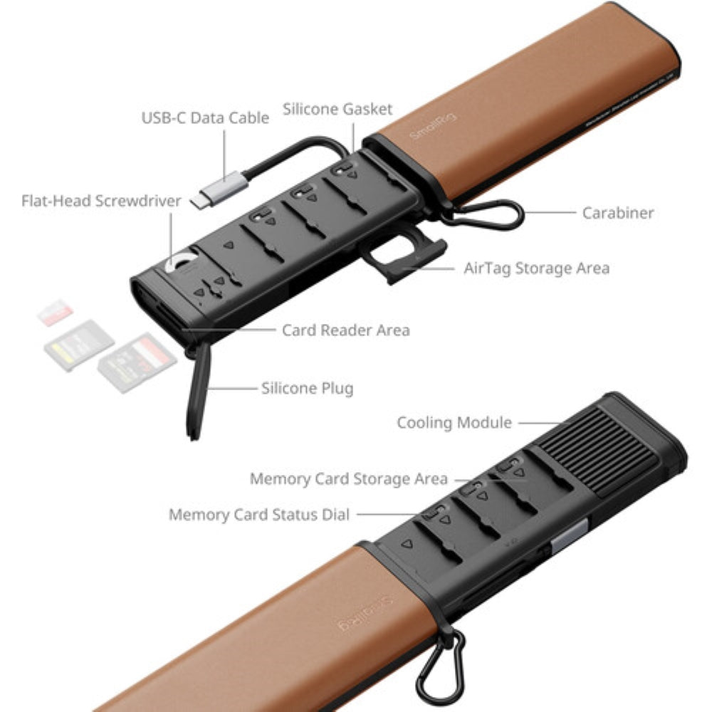 SmallRig CFexpress Type A Multifunctional Card Reader and Storage Case