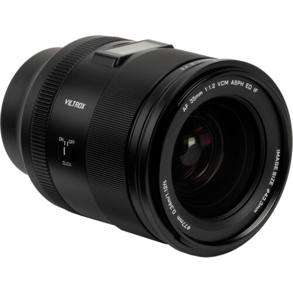 Viltrox AF 35mm f/1.2 LAB FE Lens Compatible with Sony E Mount Bundle with UV Filter + Lens Cap Keeper + Cleaning Kit + Cleaning Cloth (5 Items)