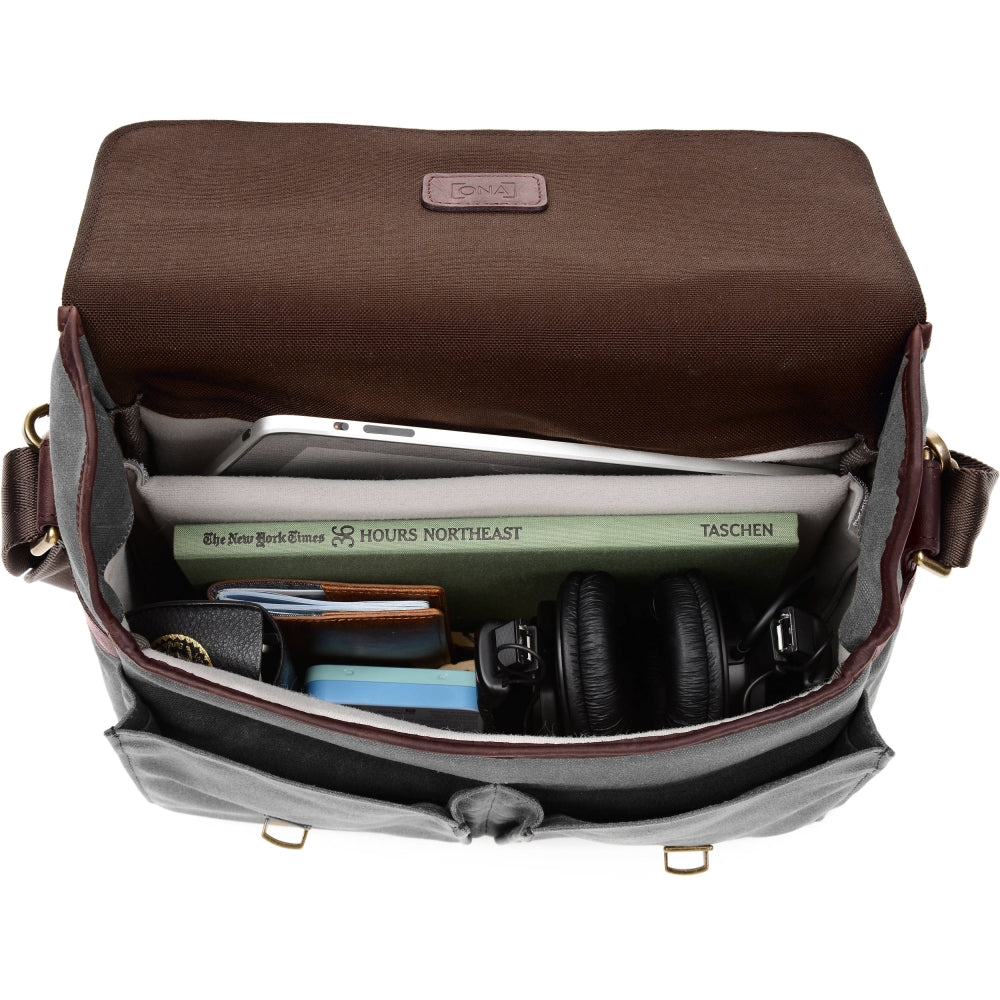 ONA Prince Street Camera Messenger Bag | Smoke