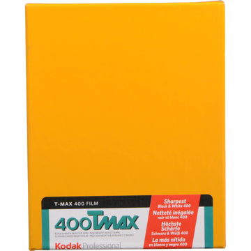 Kodak Professional T-Max 400 Black & White Negative Film | 4 x 5", 10 Sheets