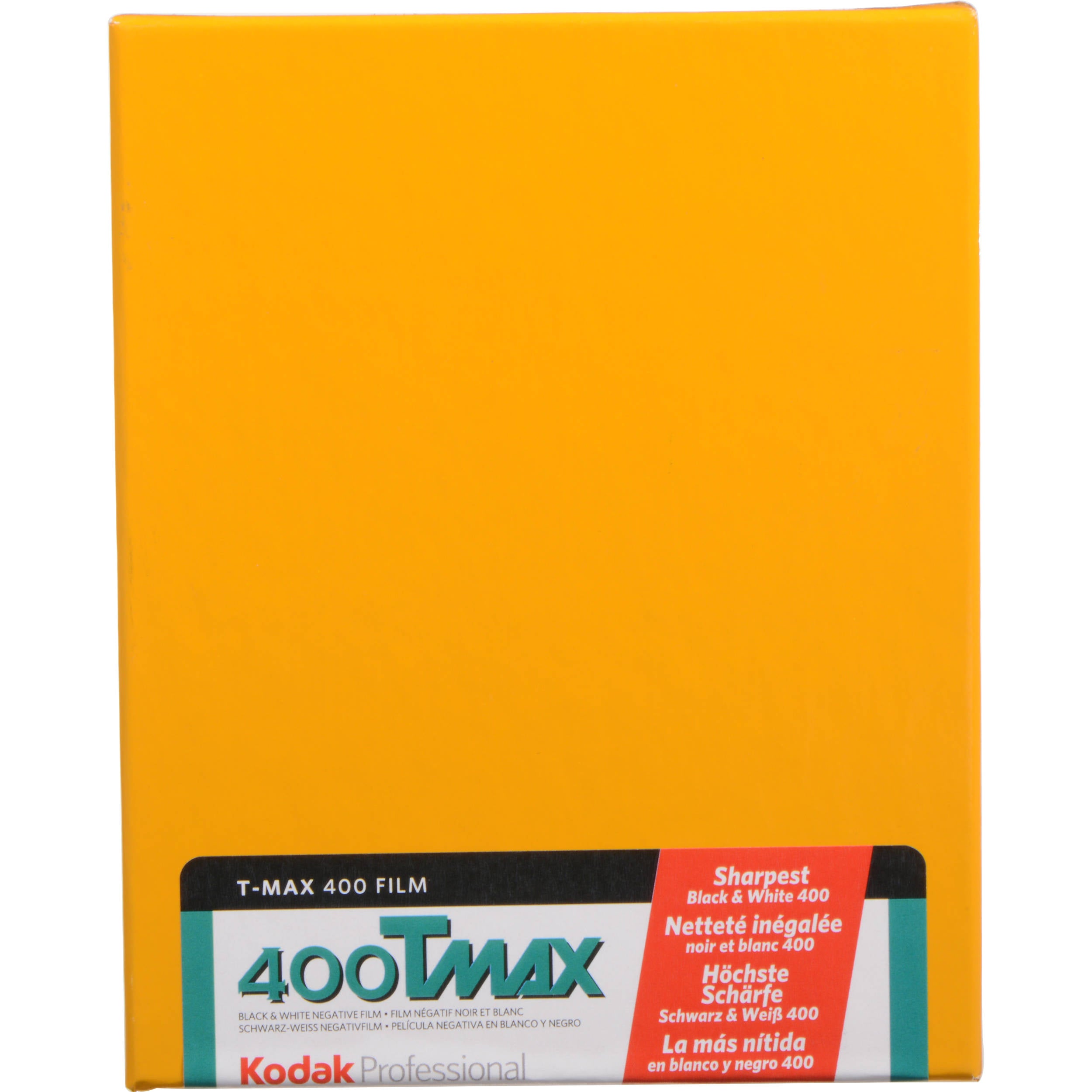 Kodak Professional T-Max 400 Black & White Negative Film | 4 x 5", 10 Sheets