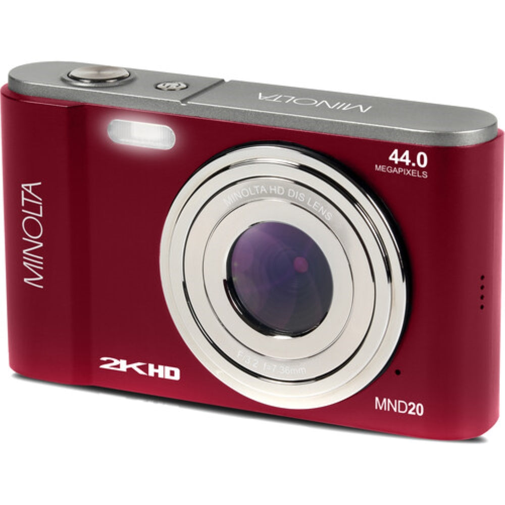 Minolta MND20 Digital Camera | Red