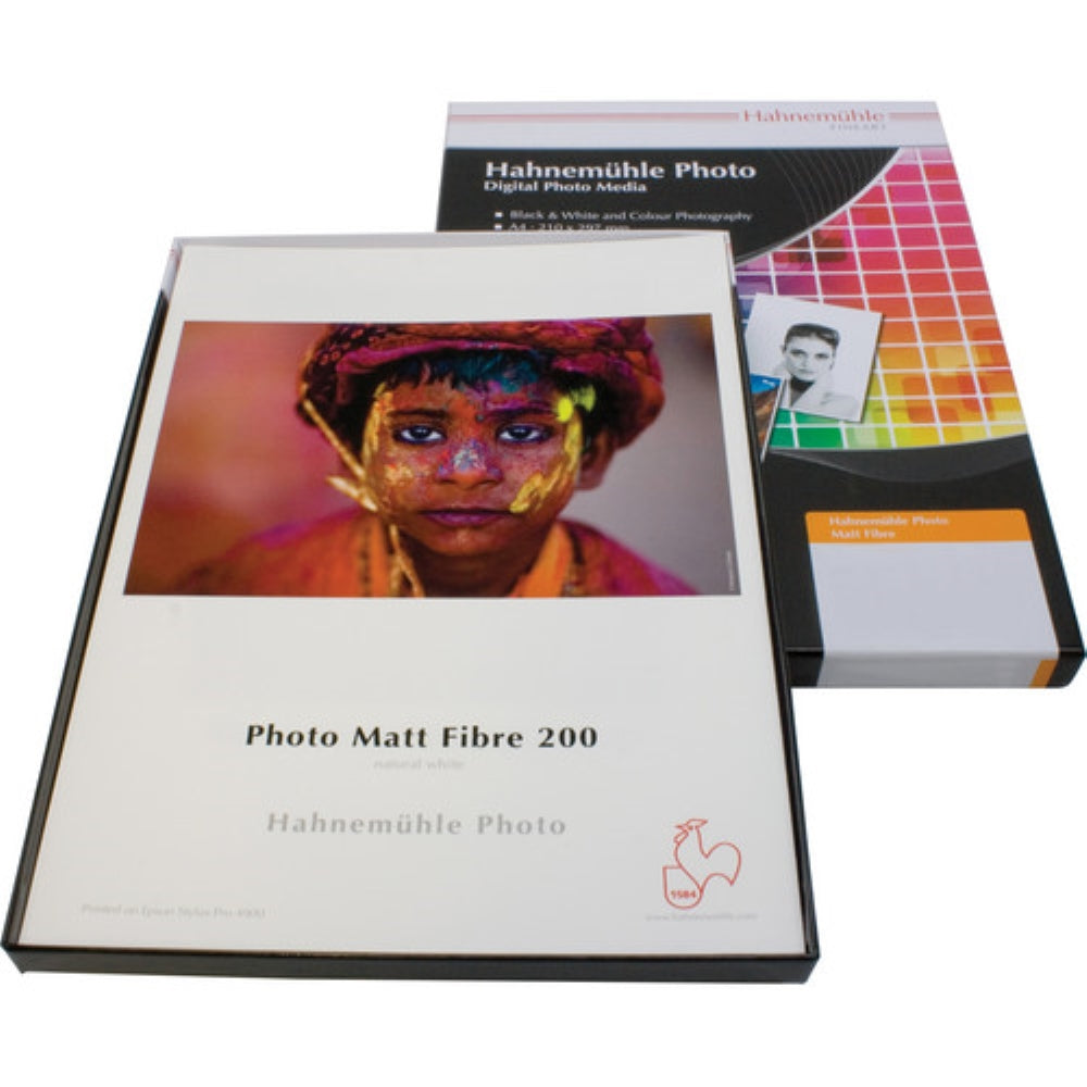 Hahnemuhle Matt Fibre 200 Inkjet Photo Paper | 11 x 17", 25 Sheets