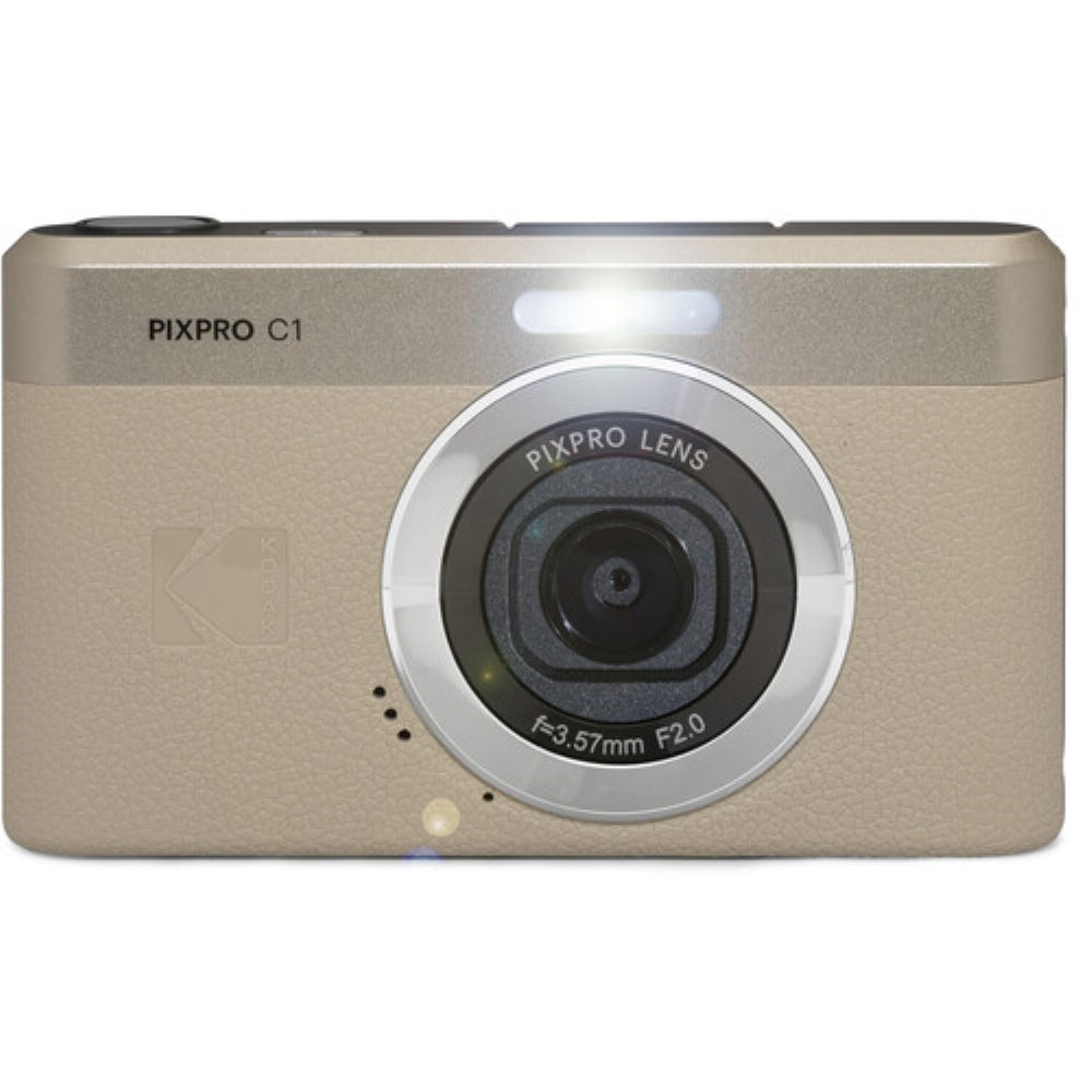 Kodak PIXPRO C1 Compact Digital Camera | Tan