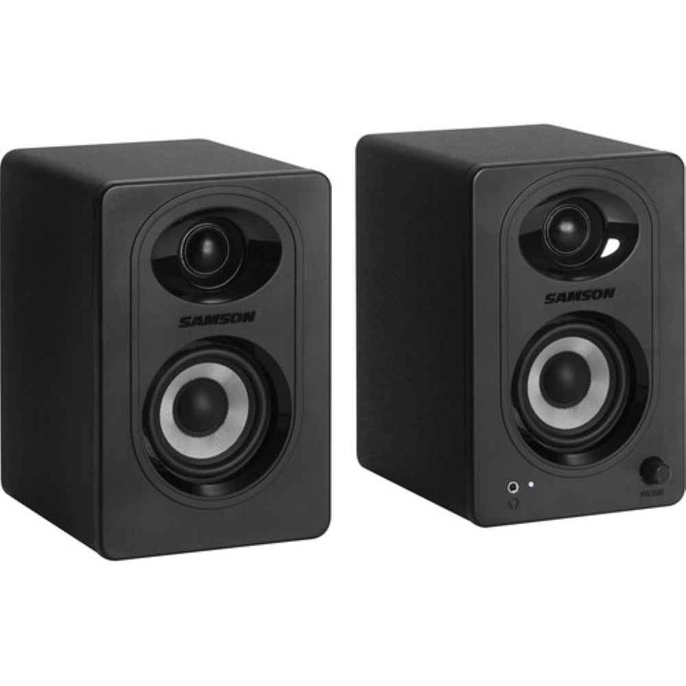 Samson MediaOne M30BT Powered 3" 2-Way Studio Monitors with Bluetooth