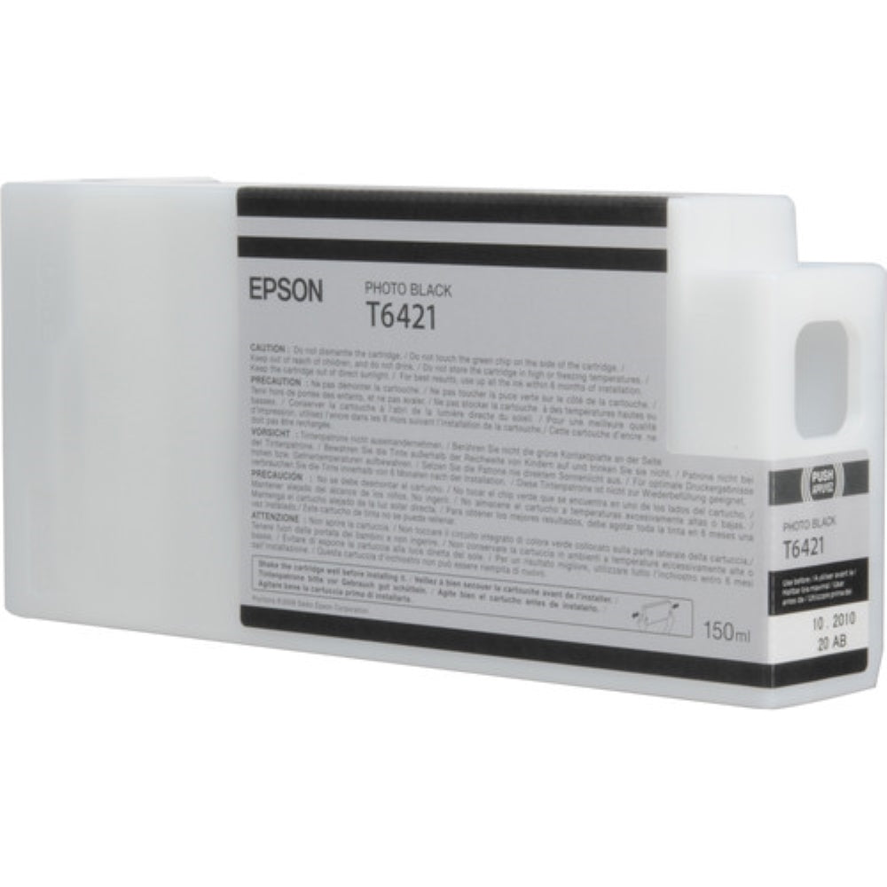 Epson T642100 Photo Black UltraChrome HDR Ink Cartridge | 150 mL