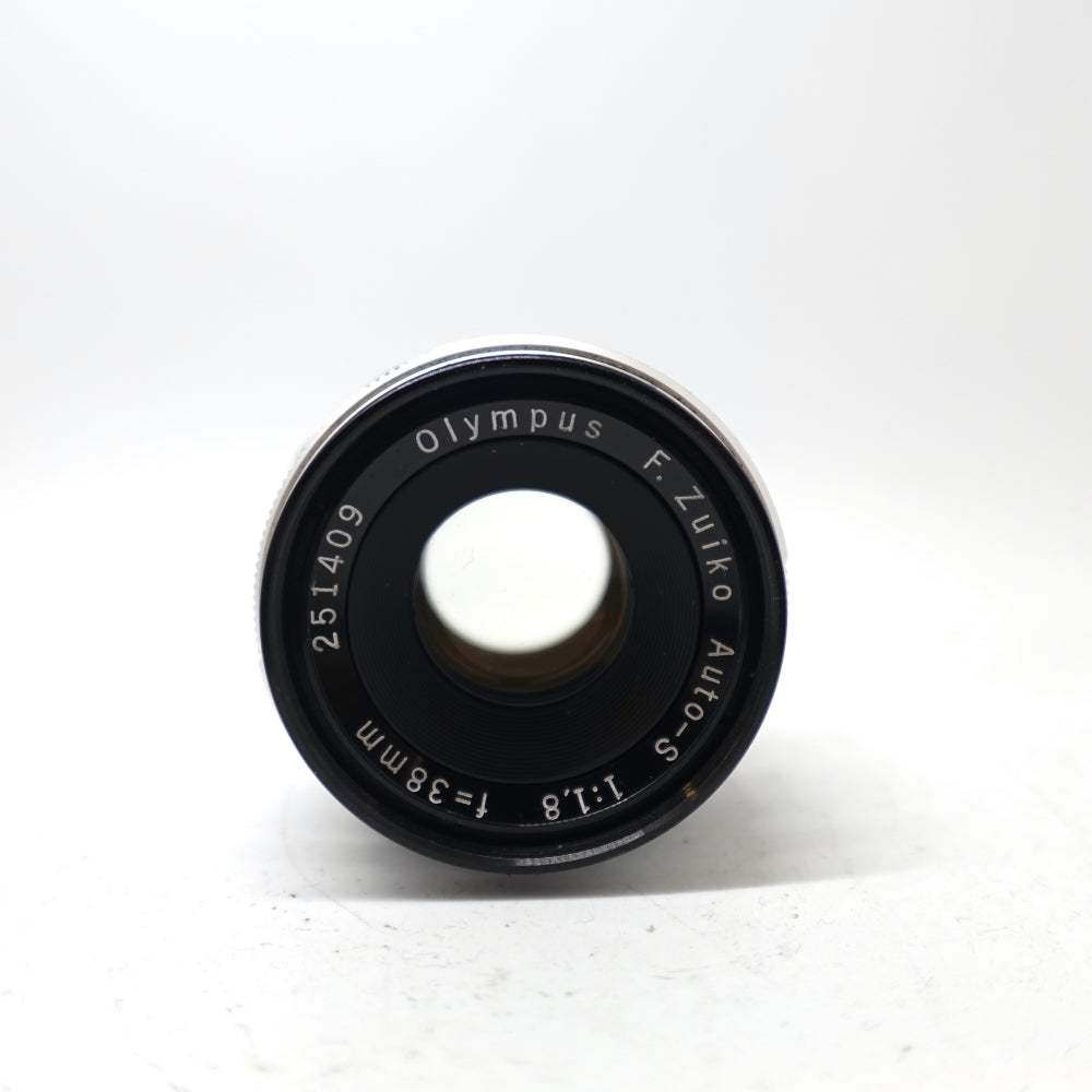 Used Olympus F. Zuiko Auto-S 38mm f/1.8 Lens | Black | U9
