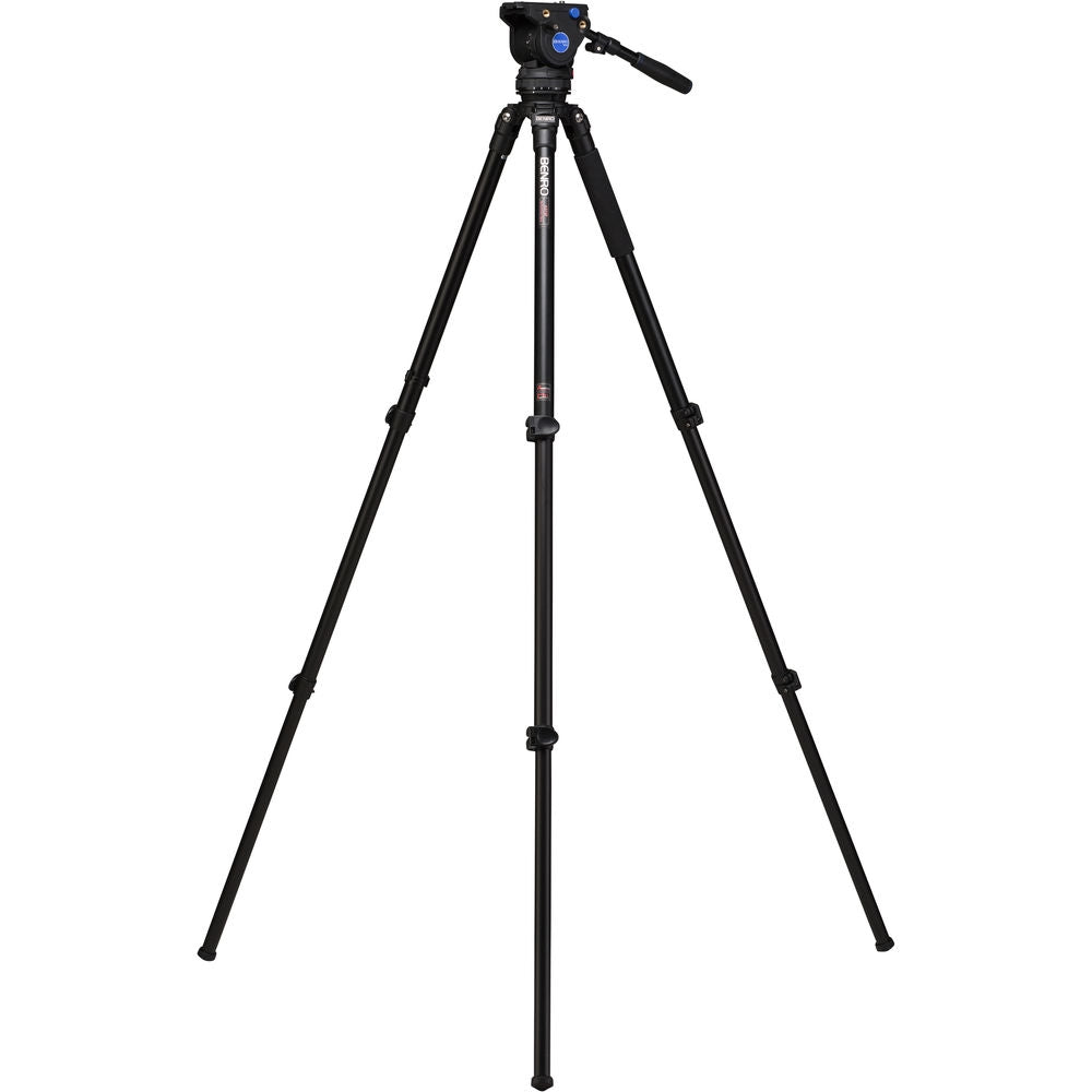 Benro A373F Series 3 Aluminum Video Tripod and BV4 Head