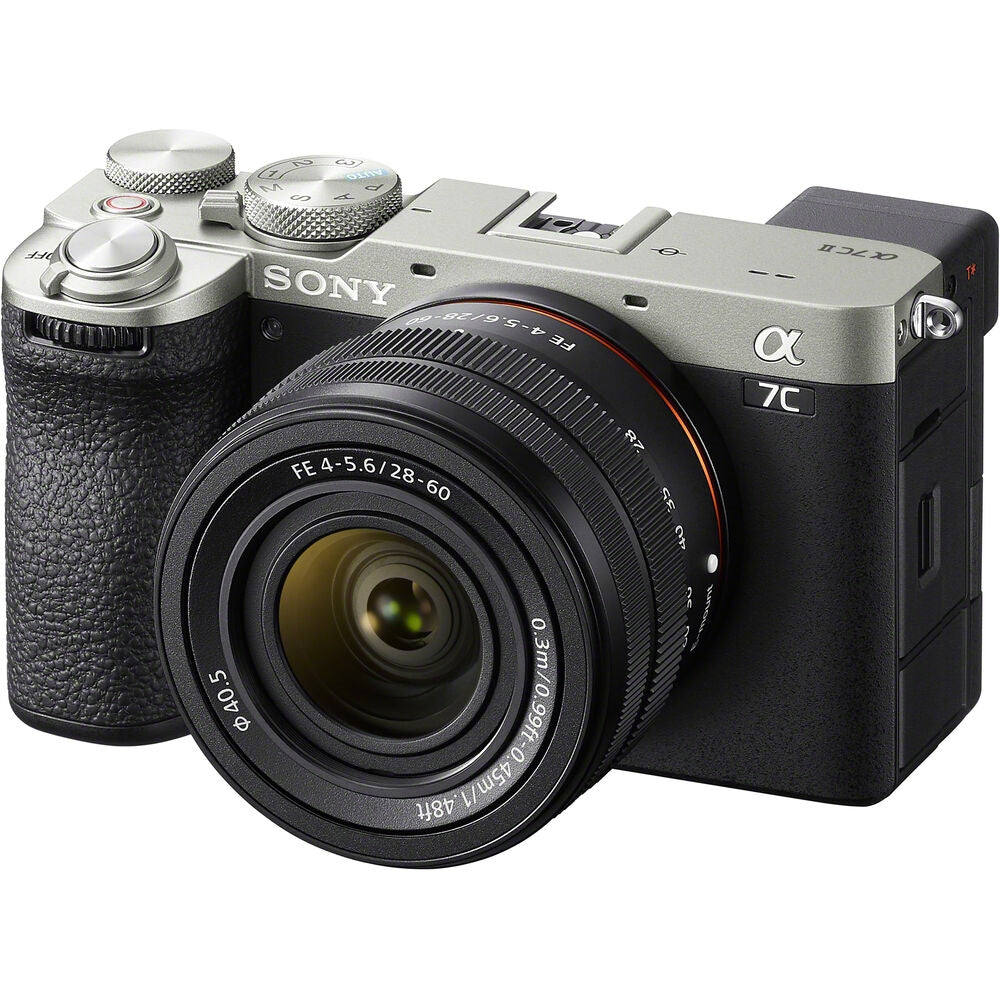 Sony a7C II Mirrorless Camera with 28-60mm Lens | Silver