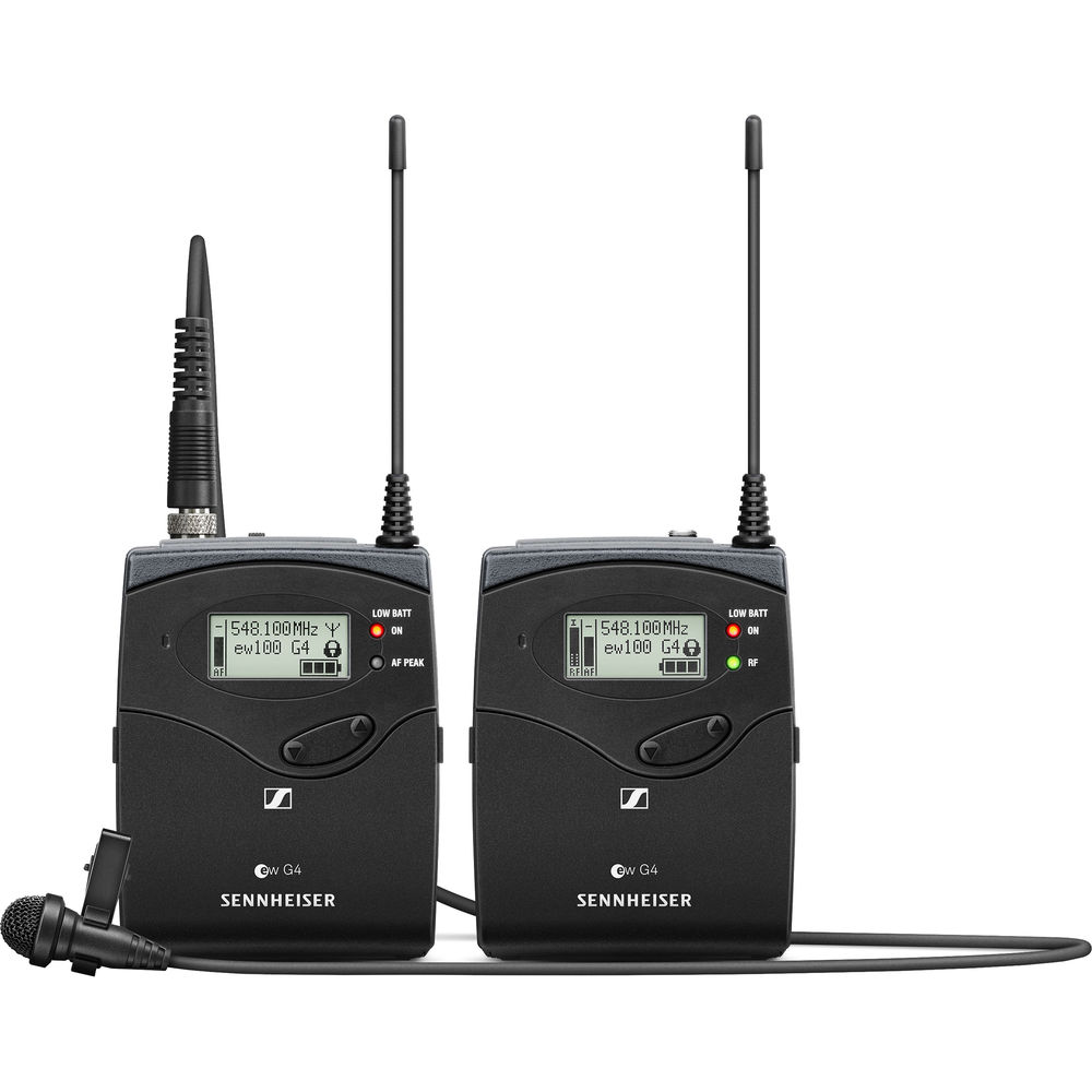 Sennheiser EW 112P G4 Camera-Mount Wireless Omni Lavalier Microphone System | A1: 470 to 516 MHz