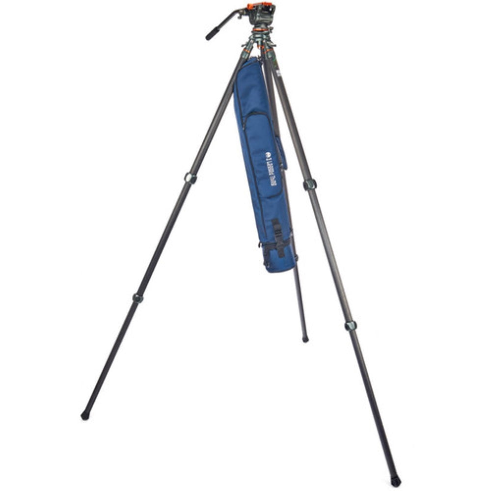 3 Legged Thing Mike Carbon Fiber Tripod with Quick Leveling Base and AirHed Cine-A Fluid Head System