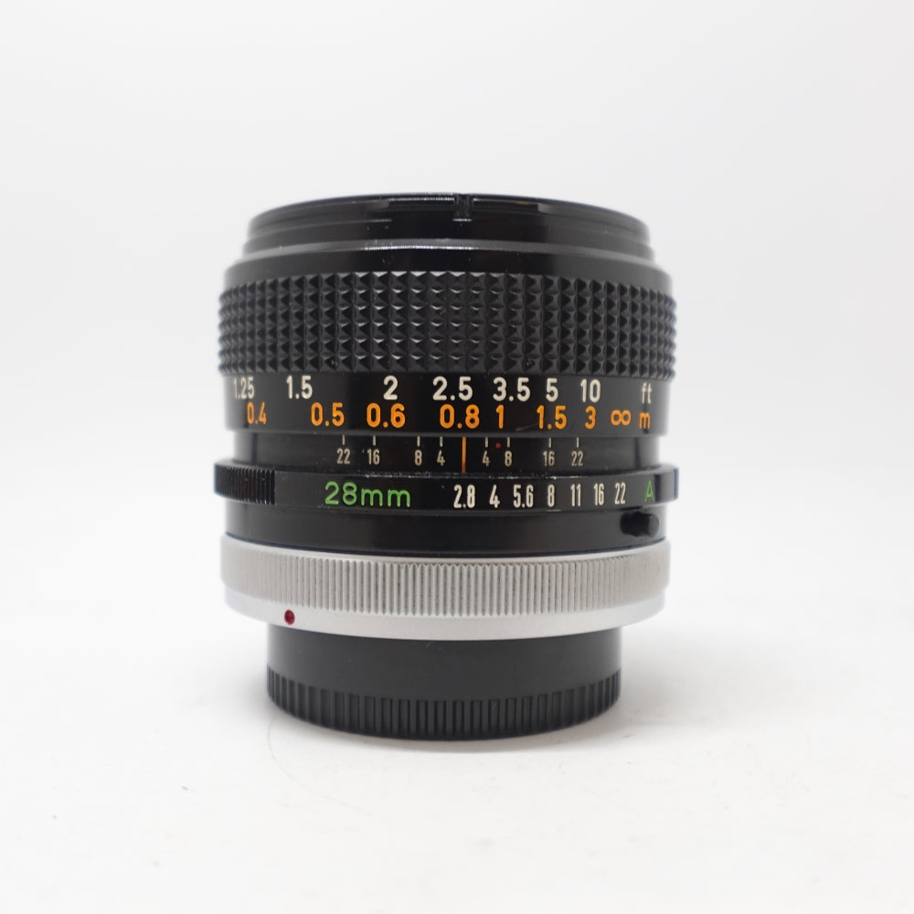 Used Canon Lens FD 28mm f/2.8 | Black | U9