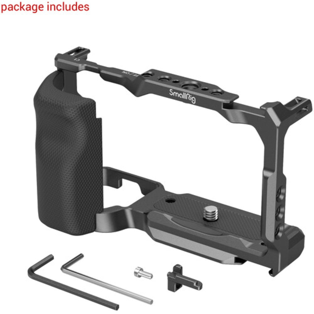 SmallRig Camera Cage with Right-Side Handgrip for Sony ZV-E10