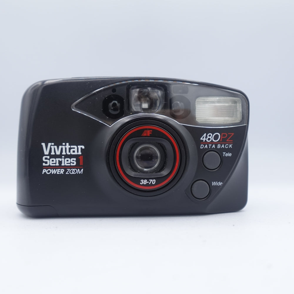 Used Vivitar Series 1 480PZ 35mm Point and Shoot Camera | Black | U9