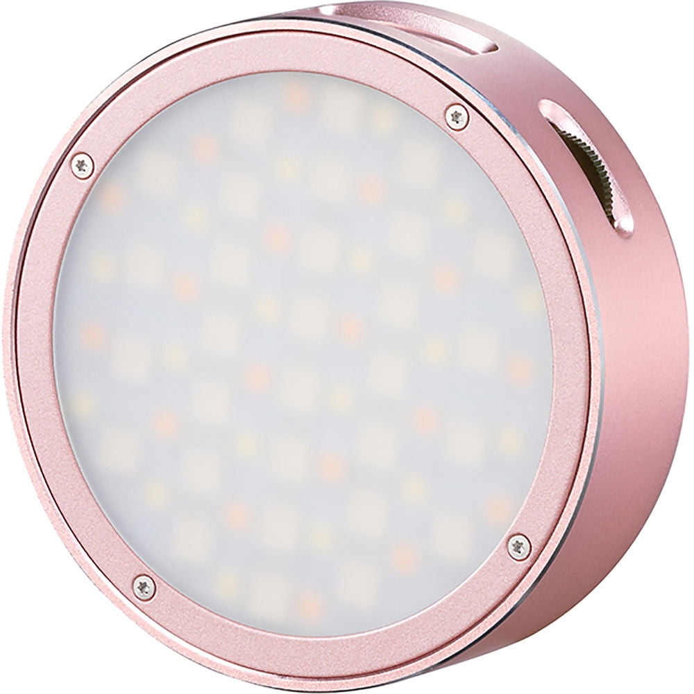 Godox Round Mini RGB LED Magnetic Light | Pink