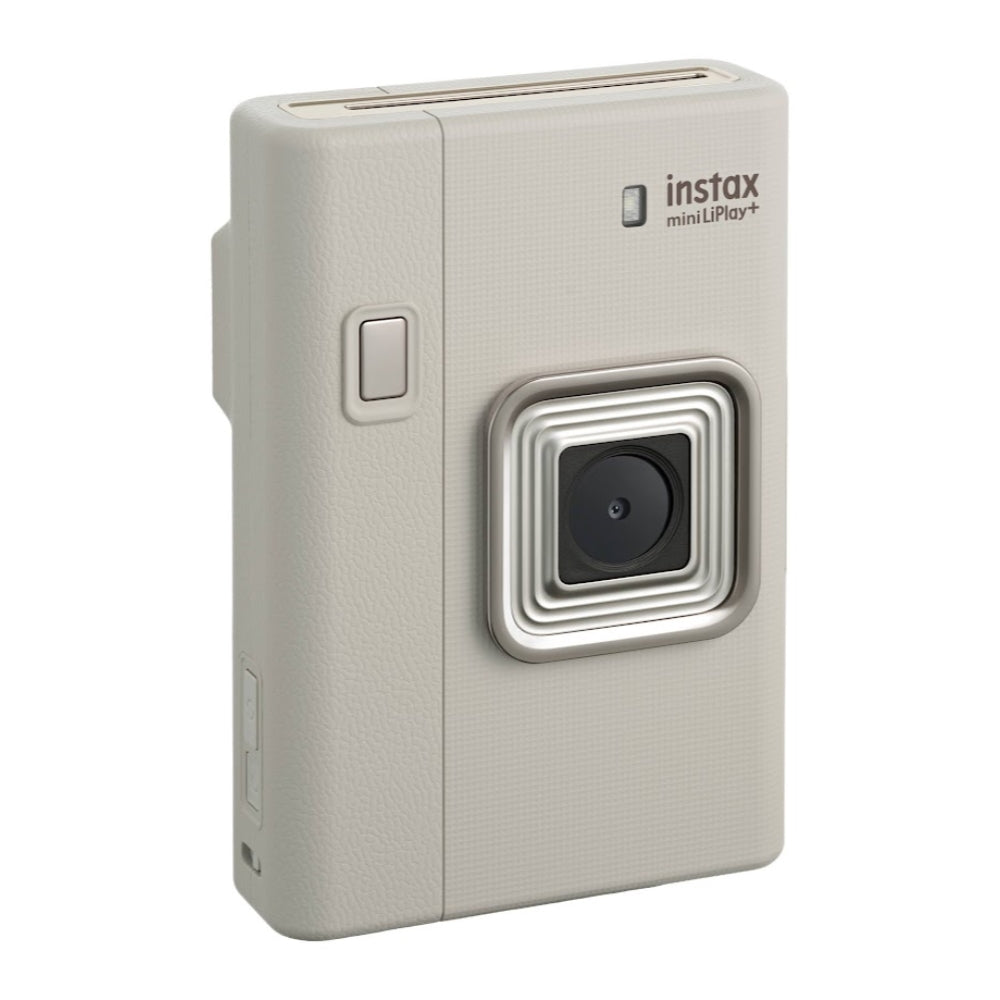 FUJIFILM INSTAX Mini LiPlay+ Hybrid Instant Camera | Sand Beige