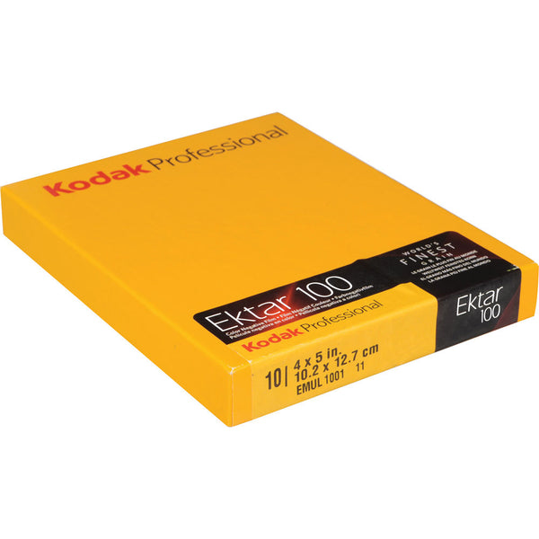 Kodak Professional Ektar 100 Color Negative Film | 4 x 5", 10 Sheets