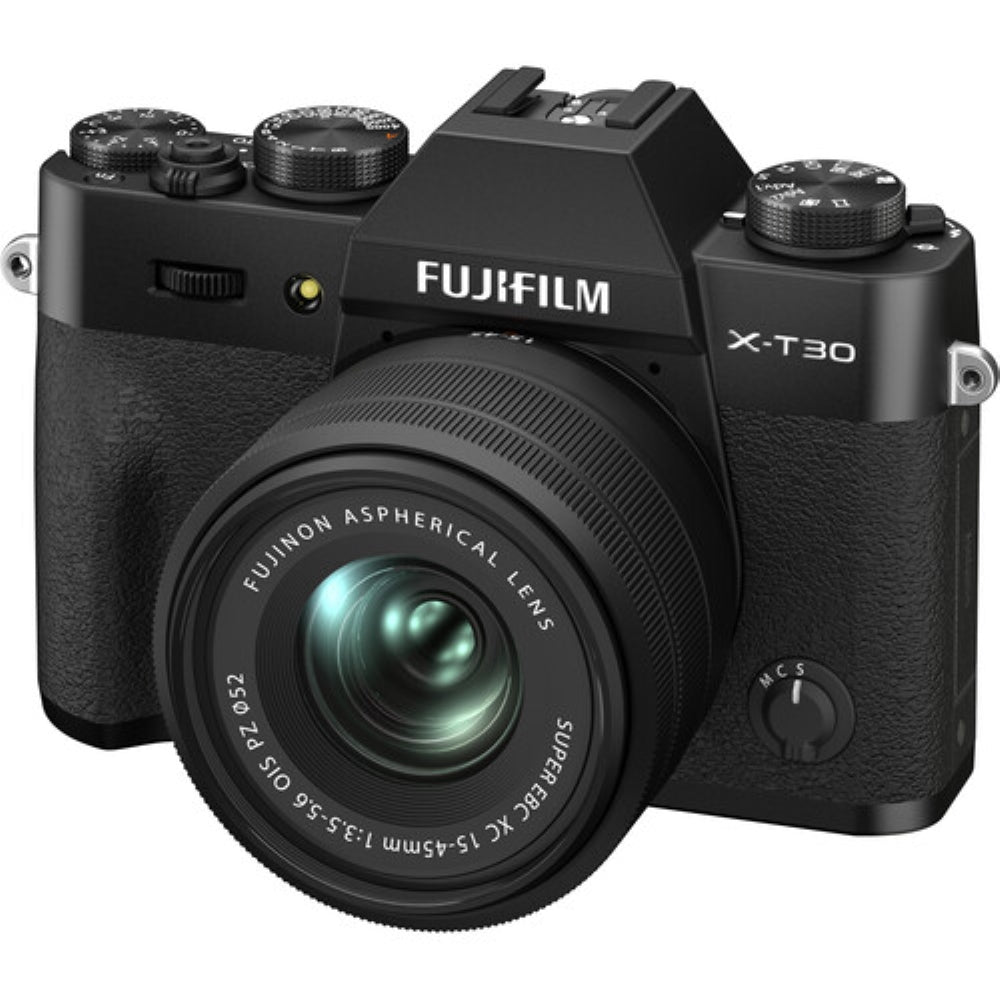 FUJIFILM X-T30 II Mirrorless Digital Camera with 15-45mm Lens | Black