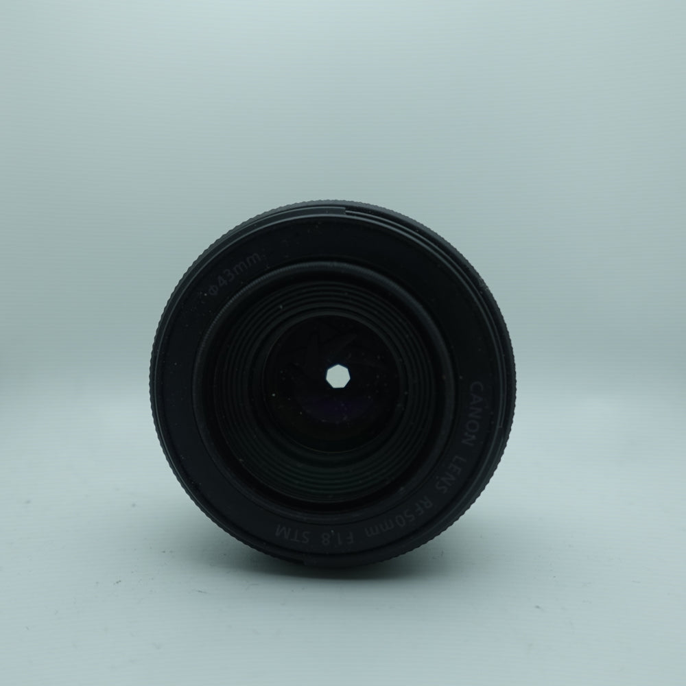 Used Canon RF 50mm f/1.8 STM Lens | Black | U9