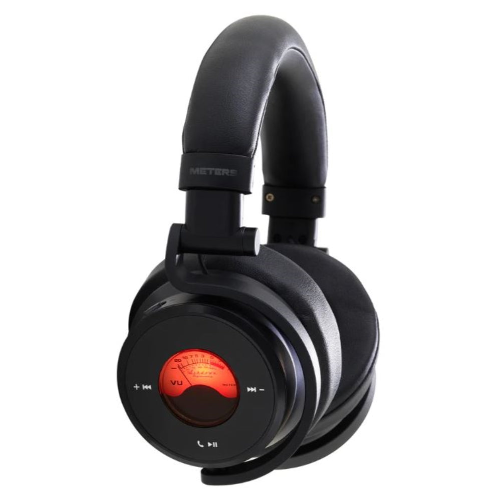 Meters OV-1-B-Connect Pro Over-Ear Active Noise Canceling Bluetooth Headphones | Black