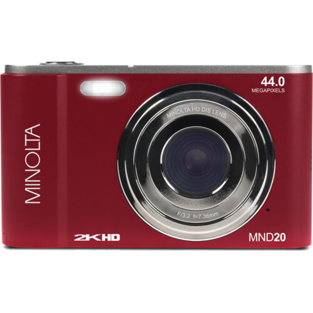 Minolta MND20 Digital Camera | Red