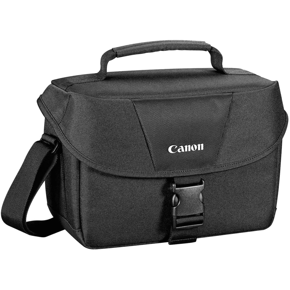 Canon EOS R100 Mirrorless Camera with 18-45mm and 55-210mm Lenses Bundled with 64GB Memory Card & Camera Bag (3 Items)