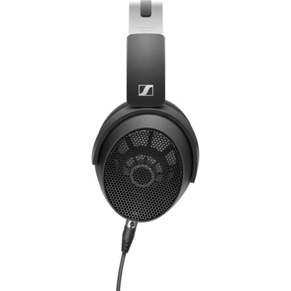 Sennheiser HD-490 PRO Plus Professional Reference Open-Back Studio Headphones Bundle with USB-C Headphone Adapter w/ Built-In DAC + Headphones Stand + Cleaning Cloth (4 Items)