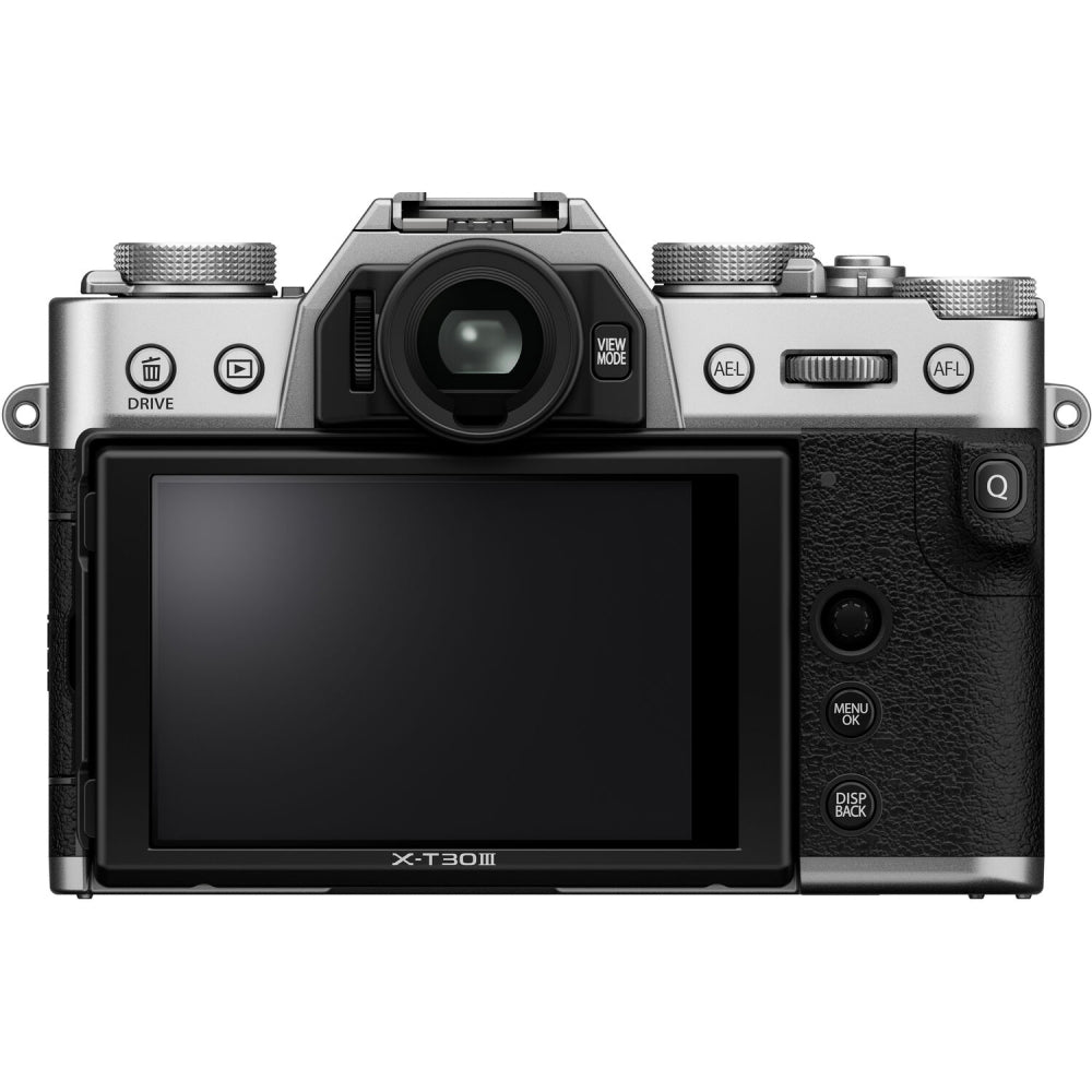 FUJIFILM X-T30 III Mirrorless Camera (Silver) Bundle with Sigma 18-50mm f/2.8 DC DN Contemporary Lens + 64GB Card + Card Reader + UV Filter + Battery Charger + Camera Bag + Cleaning Kit (12 Items)