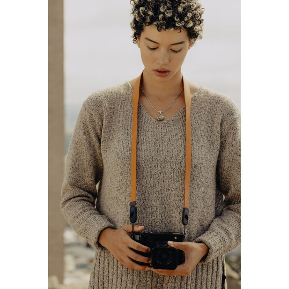 Peak Design Form Leather Camera Strap Standard | Amber, 46.7"