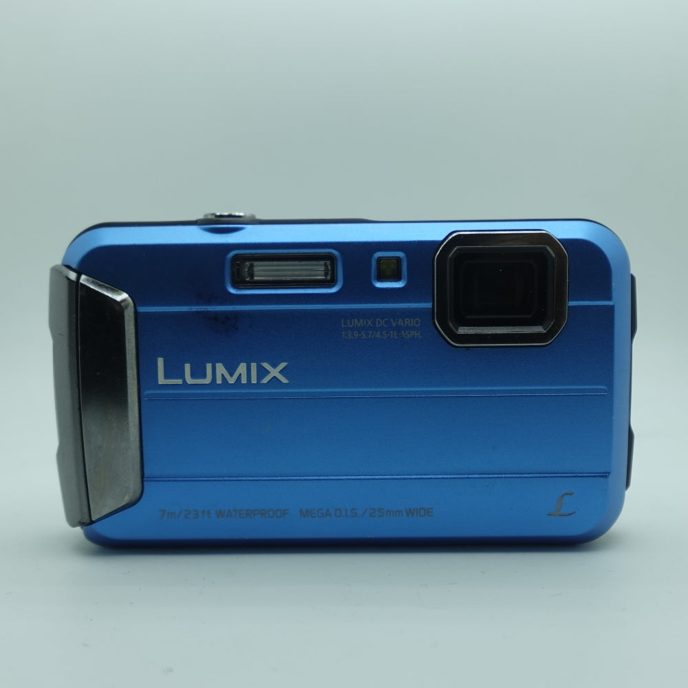 Used Panasonic Lumix DMC-TS25 Digital Point and Shoot Camera | BLUE | U8