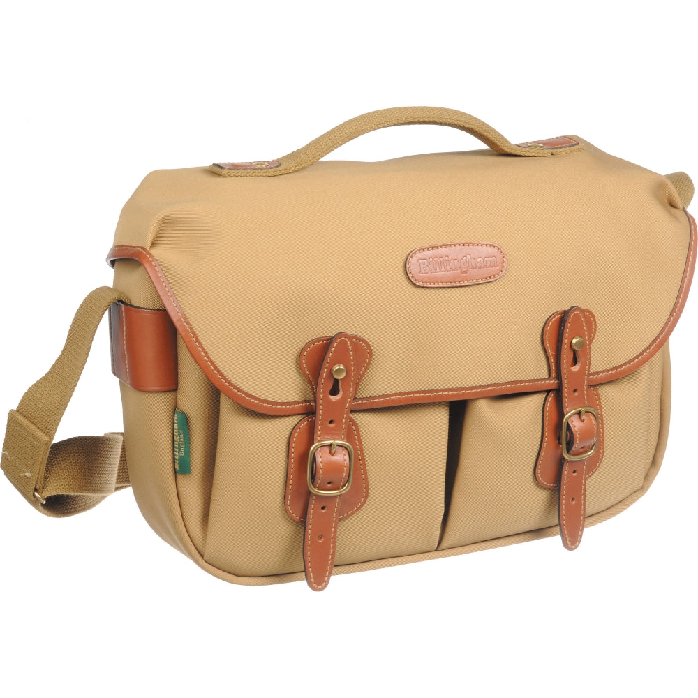 Billingham Hadley Pro Shoulder Bag | Khaki with Tan Leather Trim