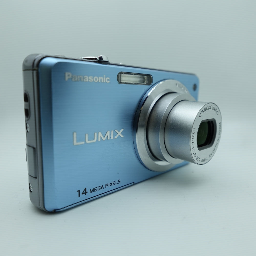 Used Panasonic Lumix DMC-FH3 Digital Point and Shoot Camera | Blue | U8